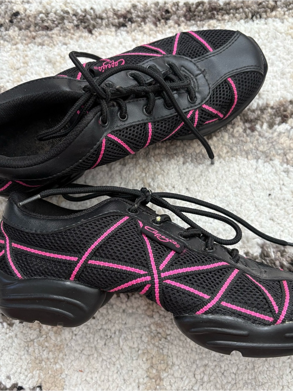 Capezio Web Dansneaker - black & pink